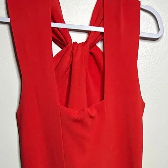 REISS Sawyer Red Dress Size L - Picture 5 of 8